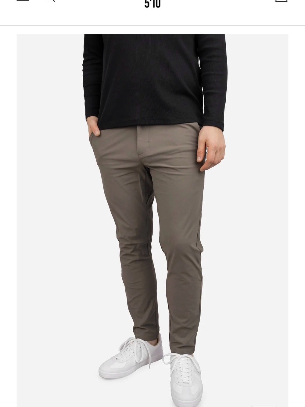 Under 510 Men's Olive Chino Pants with Stretch